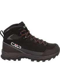Outdoorschuh CMP "MYZAR MID TREKKING SHOES WP", Herren, Gr. 43, nero, ferrari, Leder, Schuhe Outdoorschuh, mit profiliertem Laufsohlenprofil, mit Gummilaufsohle, mit Schn&uuml;rung