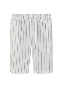 Shorts Urban Classics "Urban Classics Striped Crinkle Resort Shorts", Herren, Gr. 3XL, US-Gr&ouml;&szlig;en, sanftes wei&szlig;, schwarz, 92% Polyester, 6% Viskose, 2% Elasthan, gestreift, normal, Hosen Shorts