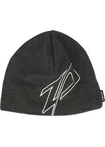 Strickm&uuml;tze Zanier "YBBS UX", Damen, grau, 50% Wolle, 50% Polyacryl, unifarben, M&uuml;tzen Strickm&uuml;tze, in d&uuml;nner, w&auml;rmender und atmungsaktiver Qualit&auml;t