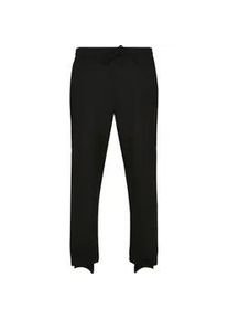 Stoffhose Urban Classics "Urban Classics Herren Tapered Jogger Pants", Herren, Gr. M, US-Gr&ouml;&szlig;en, schwarz, 75% Polyester, 19% Viskose, 6% Elasthan, unifarben, normal, Hosen Stoffhose