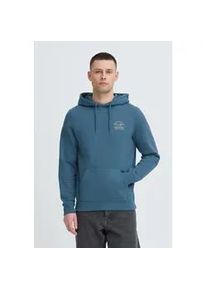 Kapuzenpullover Blend "BHBest", Herren, Gr. L, orion blau, Sweatware, 55% Polyester, 45% Baumwolle, unifarben, normal normal, ohne Ausschnitt, Pullover Kapuzenpullover, Hoodie mit Chest-Print