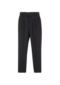 Stoffhose Urban Classics "Urban Classics Herren Wide Fit Pants", Herren, Gr. 38, Normalgr&ouml;&szlig;en, schwarz, 77% Polyester, 17% Viskose, 6% Elasthan, unifarben, loose fit, Hosen Stoffhose