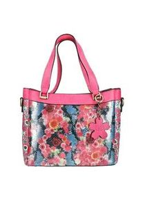 Henkeltasche Laura Vita "Laura Vita Taschen Lederimitat/Textil", Damen, Gr. onesize, pink, Lederimitat, Taschen