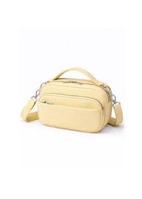 Umh&auml;ngetasche TONI & FRIENDS "Knaller", Damen, Gr. B/H/T: 28cm x 20cm x 10cm onesize, gelb, Polyurethan (PU), Taschen Umh&auml;ngetasche, aus softem Material, mit 5 F&auml;chern