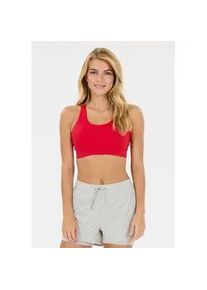 ENDURANCE ATHLECIA Sport-BH ATHLECIA "Gaby", Damen, Gr. M, rot, 75% Polyamid, 25% Elasthan, unifarben, BHs Sport-BH, mit mittelhohem Support und Quick-Dry-Funktion