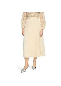 Maxirock Vera Mont "Damen mit Plissee", Damen, Gr. 40, champagne sorbet, Chiffon, Obermaterial: 100% Polyester; Futter: 100% Polyester, figurumspielend lang, R&ouml;cke Maxirock