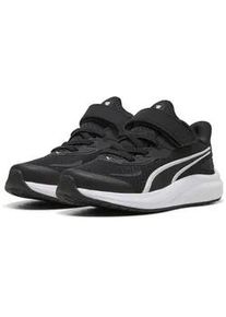 Sneaker Puma "Skyrocket 2 Sneakers Kinder", Damen, Gr. 29, schwarz, wei&szlig; silber metallic, Obermaterial: Textil, Synthetik; Futter: Textil; Innensohle: Textil; Laufsohle: Gummi, Synthetik, Schuhe Sneaker