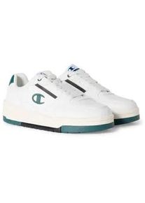 Sneaker Champion "RD18 HERITAGE PERF LOW", Herren, Gr. 45, wht, med, nbk, natl, Synthetik, Schuhe Sneaker