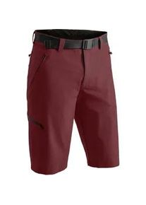 Bermudas Maier Sports "Nil Bermuda", Herren, Gr. 62, Normalgr&ouml;&szlig;en, weinrot, 90% Polyamid, 10% Elasthan, Hosen Bermudas, kurze Herren Wanderhose, moderne Outdoor-Bermuda, Trekkinghose