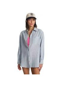 Langarmshirt Billabong "Wanderer", Damen, Gr. L, twilight blau, Obermaterial: 100% Walkfrottier;, Shirts Langarmshirt