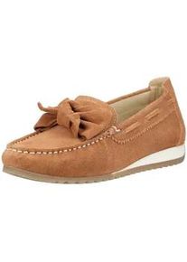 Mokassin Ara "Ara Mokassin Leder", Damen, Gr. 40, braun, Leder, Schuhe Mokassin