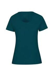 T-Shirt TRIGEMA "TRIGEMA Damen T Shirt aus Biobaumwolle", Damen, Gr. 3XL, saphir, 100% Baumwolle (Bio-Baumwolle kbA), Basic, Shirts T-Shirt