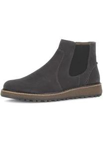 Chelseaboots Gabor "Chelsea Boot", Herren, Gr. 44, grau, Schuhe Chelseaboots