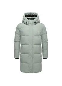 Steppmantel STONE HARBOUR "Hadrieen XX", Herren, Gr. S (48), hellgr&uuml;n, Obermaterial: 100% Polyester; Innenfutter: 100% Polyester; Wattierung: 100% Polyester; &Auml;rmelfutter: 100% Polyester, Basic, gerade ca. Mitte Oberschenkel, eng Rippstrickb&uuml;ndchen, M&auml;ntel Steppmantel, modischer Herren Wintermantel mit kuscheligem Futter