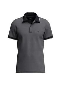 Poloshirt Fynch-Hatton, Herren, Gr. XL, navy, Web, Obermaterial: 100% Baumwolle, kontrastfarbene Details, unifarben, regular fit normal, ohne Ausschnitt, kontrastfarben, Shirts, mit Logo Stickerei