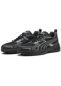 Sneaker Puma "Milenio Tech 2000 Sneakers Erwachsene", Herren, Gr. 44,5, schwarz strong gray silber metallic, Obermaterial: Textil, Synthetik; Futter: Textil; Innensohle: Textil; Laufsohle: Gummi, Schuhe Sneaker