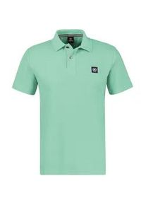 Poloshirt Lerros "Poloshirt mit Waffelstruktur, grosse Gr&ouml;&szlig;en", Herren, Gr. 3XL, mint water, 100% Baumwolle, ohne Ausschnitt, Shirts