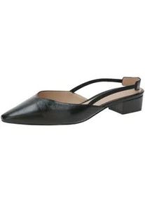 Slingpumps Peter Kaiser "Peter Kaiser Pumps Nappaleder", Damen, Gr. 39, schwarz, Nappaleder, Schuhe Slingpumps
