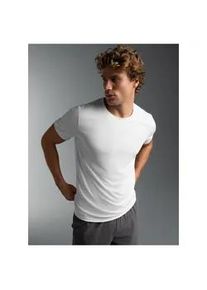 Trainingsjacke TRIGEMA "TRIGEMA Sport Funktionsshirt", Herren, Gr. S, wei&szlig;, 100% Polyester (recycelt), Jacken Trainingsjacke