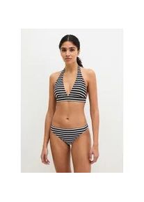 Marc O'Polo Bandeau-Bikini-Top MARC O'POLO "Essentials", Damen, Gr. M (40), N-Gr, schwarz navy stripe 2, Obermaterial: 84% Polyamid, 16% Elasthan, Bikini-Oberteile