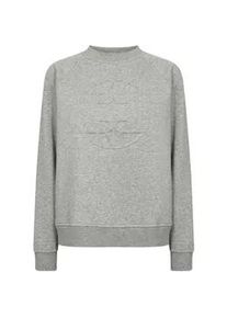 Strickpullover Levete Room "Levete Room Sweater LR-NUKA 11", Damen, Gr. XL, 99110 lt grau melange, Obermaterial: 80% Baumwolle, 20% Polyester, Pullover Strickpullover
