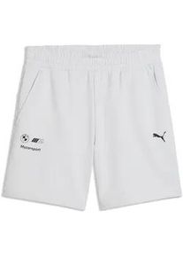 Sporthose Puma "BMW M MOTORSPORT Essentials Shorts Herren", Herren, Gr. XS, Normalgr&ouml;&szlig;en, silber mist gray, Obermaterial: 68% Baumwolle, 32% Polyester; Kapuzenfutter: 100% Baumwolle; Seitentasche &ndash; Oben: 100% Baumwolle, regular fit, Hosen Sporthose