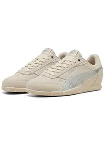 Sneaker Puma "BELLA DONNA SD METALLIC JR", Damen, Gr. 37, alpine snow, Puma silber, Synthetik, unifarben, Schuhe Sneaker, Design auf den Spuren des Puma Speedcat