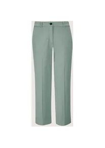 Madeleine Mode Caprihose MADELEINE "Hose Weite 7/8-Hose mit B&uuml;gelfalten", Damen, Gr. 21, N + K Gr, gr&uuml;n (hellsalbeigr&uuml;n), Obermaterial: 97% Baumwolle CO. 3% Elasthan EL., Hosen Caprihose