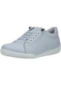 Sneaker Andrea Conti "Andrea Conti Sneaker Leder", Damen, Gr. 42, hellblau, Leder, Schuhe Sneaker