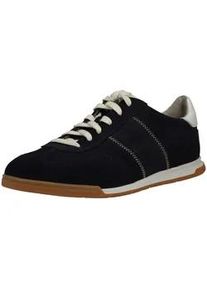 Sneaker PIUS Gabor "Pius Gabor Sneaker Veloursleder", Herren, Gr. 43, schwarz, wei&szlig;, Veloursleder, Schuhe Sneaker