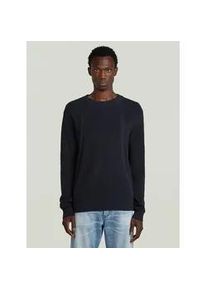 G-Star Raw Longpullover G-STAR "Structure Knit Pullover", Herren, Gr. S, salute, Obermaterial: 100% Baumwolle, Pullover Longpullover