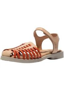 Riemchensandale Fly London "Fly London Sandalen Leder", Damen, Gr. 37, scarlet, Leder, Schuhe Riemchensandale