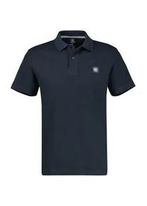 Poloshirt Lerros "Poloshirt mit Waffelstruktur, grosse Gr&ouml;&szlig;en", Herren, Gr. 3XL, classic navy, 100% Baumwolle, ohne Ausschnitt, Shirts