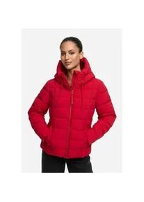 Winterjacke Marikoo "Tayenaa", Damen, Gr. XS, rot (deep rot), Obermaterial: 100% Polyester; Futter: 100% Polyester; Wattierung: 100% Polyester; &Auml;rmelfutter: 100% Polyester, Jacken Winterjacke, mit schmaler Steppung und extra hohem Kragen