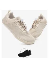Barfu&szlig;schuh DOTALES "Citystep Barfu&szlig;schuhe Damen & Herren Barfu&szlig; Sneaker", Damen, Gr. 43, Normalschaft, beige, Kunstfaser, Polyurethan, Schuhe Barfu&szlig;schuh, Minimalschuhe