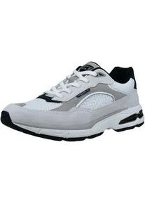 Sneaker Bugatti "Bugatti Sneaker Leder", Herren, Gr. 42, wei&szlig;, Leder, Schuhe Sneaker