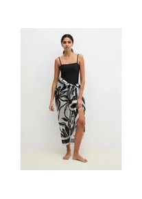 Marc O'Polo Pareo MARC O'POLO "Abstract Floral AOP", Damen, wei&szlig; cotton print, Jersey, Obermaterial: 100% Polyester, Modet&uuml;cher