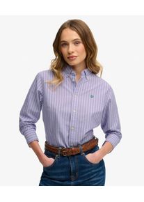 Superdry Damen Oxford Hemd mit Button-down-kragen in Schmaler Passform White - Gr&ouml;&szlig;e: 36 2102824000429K3N030