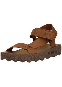 Riemchensandale Asportuguesas "Asportuguesas Sandalen Veloursleder", Damen, Gr. 38, braun, Veloursleder, Schuhe Riemchensandale