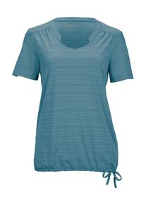 T-Shirt Killtec "KOS 46 WMN TSHRT", Damen, Gr. 48, blau, Obermaterial: 93% Polyester, 7% Elasthan, Rundhals, Shirts T-Shirt, Schnelltrocknend, feuchtigkeitstransportierend, verstellbarer Saum