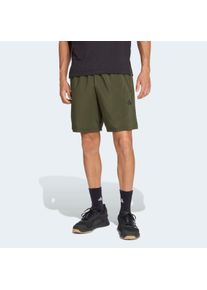 Shorts adidas Performance "TRAIN ESSENTIALS WOVEN TRAINING", Herren, Gr. XL, L-Gr, night cargo, schwarz, innenbeinl&auml;nge ca. 23 cm, Obermaterial: 100% Polyester, Hosen Shorts, Essentials Woven Trainingsshorts