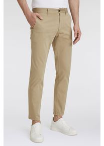 Chinohose BOSS Orange "slim", Herren, Gr. 32, L&auml;nge 30, braun (239_light, pastel_braun), Web, Obermaterial: 97% Baumwolle, 3% Elasthan, unifarben, slim fit kn&ouml;chellang, Hosen Chinohose, mit Ges&auml;&szlig;taschen