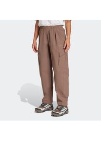 Outdoorhose adidas terrex "XPLORIC", Damen, Gr. L, N-Gr, earth strata, normal, gr., Obermaterial: 93% Polyamid, 7% Elasthan, Hosen Outdoorhose