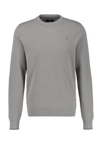 Sweatshirt Lerros "Sweatshirt in sportlicher 2-Tone-Optik", Herren, Gr. 6XL, basalt grau, 100% Baumwolle, Sweatshirts Sweatshirt