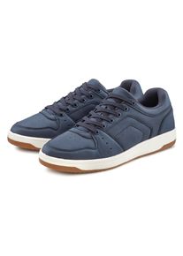 Sneaker AUTHENTIC LE JOGGER "Schn&uuml;rhalbschuh, Freizeitschuh, Schn&uuml;rschuh, Turnschuh", Herren, Gr. 40, blau (navy), Obermaterial: 100% Lederimitat. Decksohle: 100% Textilmaterial. Futter: 100% Textilmaterial. Laufsohle: 100% Synthetik, unifarben, Basic, Schuhe Sneaker, im modischen Casual-Look VEGAN