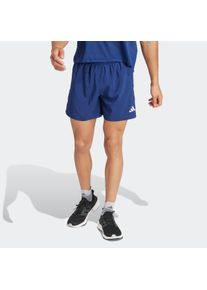 Laufshorts adidas Performance "OWN THE RUN", Herren, Gr. XXL, L-Gr, blau (dunkelblau, innenbeinl&auml;nge ca. 23 cm), Obermaterial: 100% Polyester, clean, Hosen Laufshorts