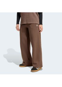 Sporthose adidas originals "ESSENTIALS, WEITES BEIN", Damen, Gr. XL, N-Gr, earth strata, normal, gr., Obermaterial: 80% Baumwolle, 20% Polyester, Hosen Sporthose