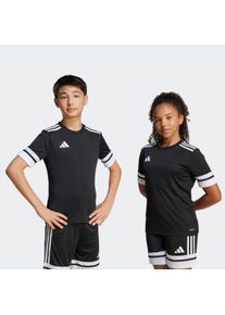 Fu&szlig;balltrikot adidas Performance "SQUADRA 25 KIDS TRIKOT", Kinder, Gr. 164, schwarz-wei&szlig; (schwarz, wei&szlig;), Obermaterial: 100% Polyester, Rundhals, Trikots Fu&szlig;balltrikot