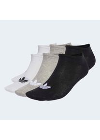 Sportsocken adidas originals "LINER, 6 PAAR", Herren, Gr. XL (46/48), wei&szlig;, medium grau heather, schwarz, Obermaterial: 73% Baumwolle, 24% Polyester, 2% Elasthan, 1% Polyamid, Socken Sportsocken, f&uuml;r sportliche Aktivit&auml;ten, extrakurzer Schnitt, niedrig geschnitten