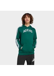 Kapuzensweatshirt adidas Sportswear "CODES COLLEGIATE GRAPHIC HOODIE", Herren, Gr. S, gr&uuml;n (collegiate gr&uuml;n), Obermaterial: 70% Baumwolle, 30% Polyester, angesetztes B&uuml;ndchen, Sweatshirts Kapuzensweatshirt